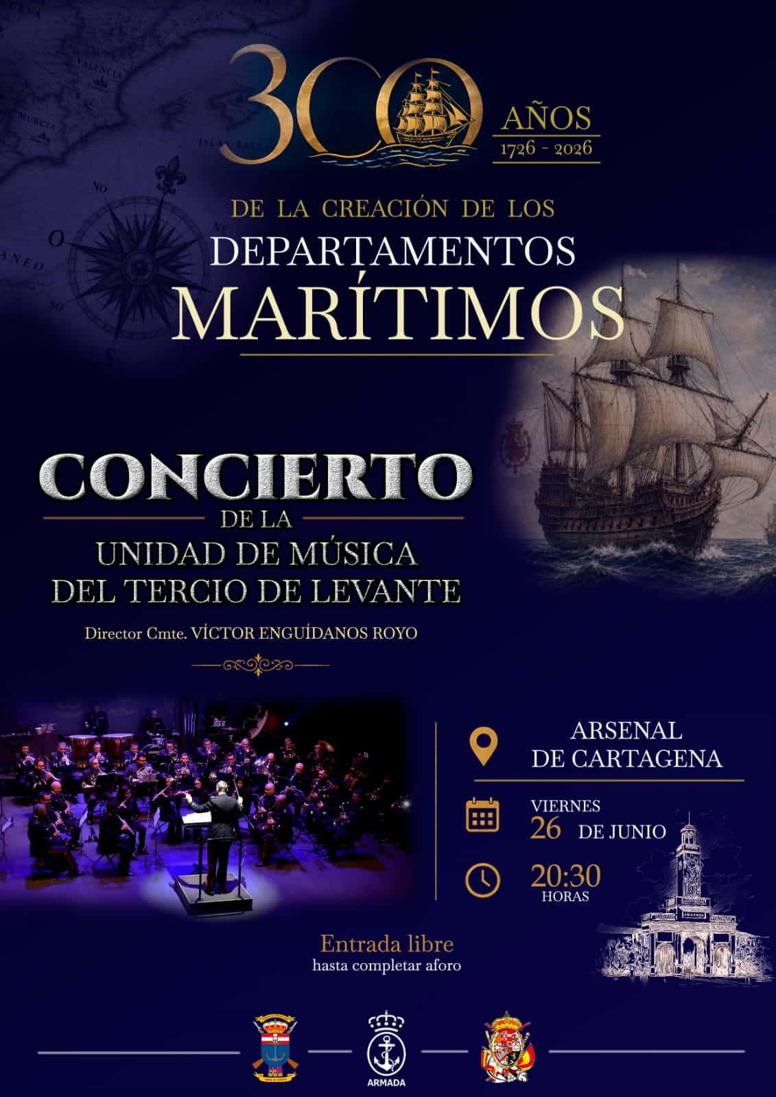 Concierto de la Unidad de Música del Tercio de Levante