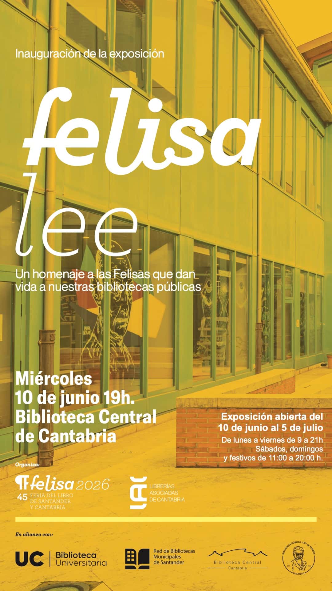 Inauguración de la exposición Felisa lee