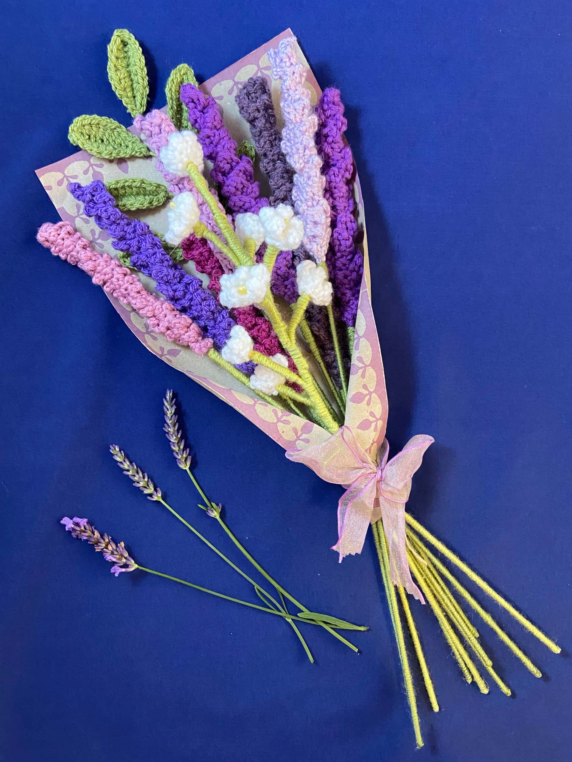 Crochet & unwind: make your own lavender bouquet