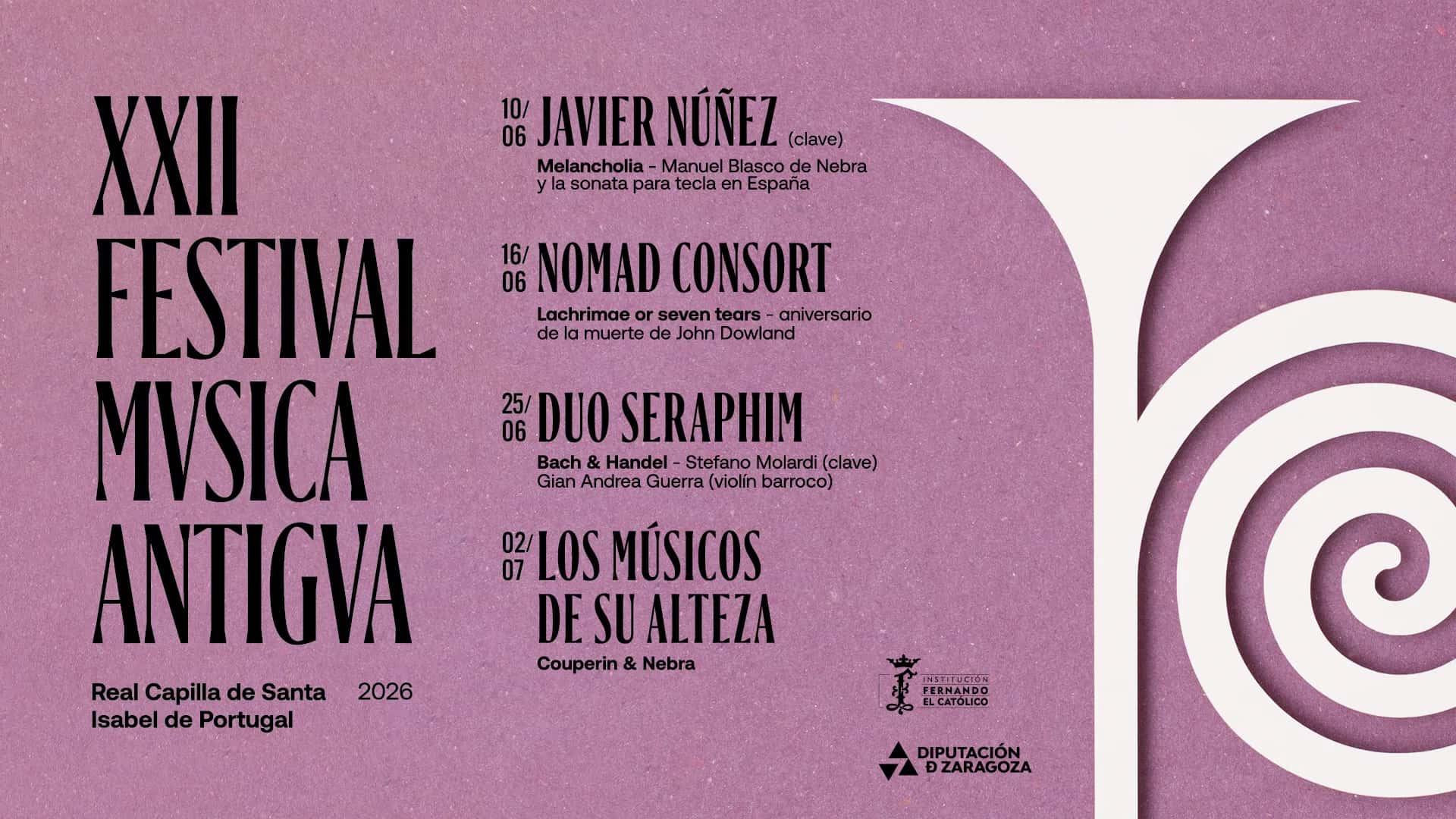 Concierto especial por la festividad de Santa Isabel de Portugal