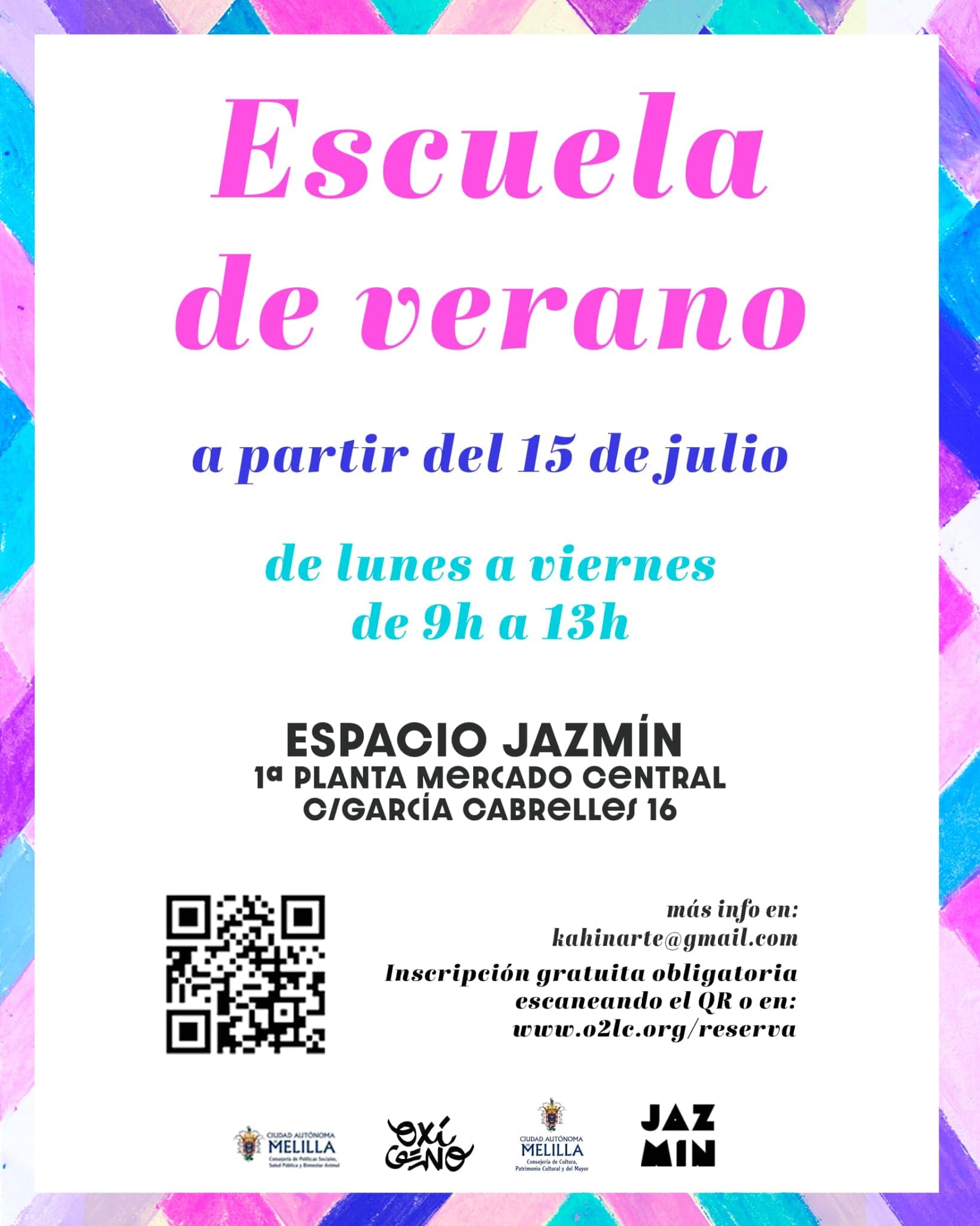 Oxígeno - Escuela de verano 2026