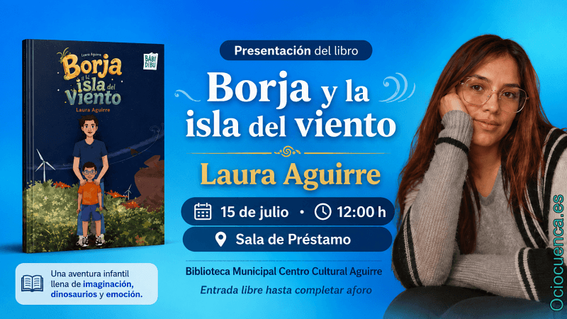 Presentación del libro 'Borja y la isla del viento' de Laura Aguirre