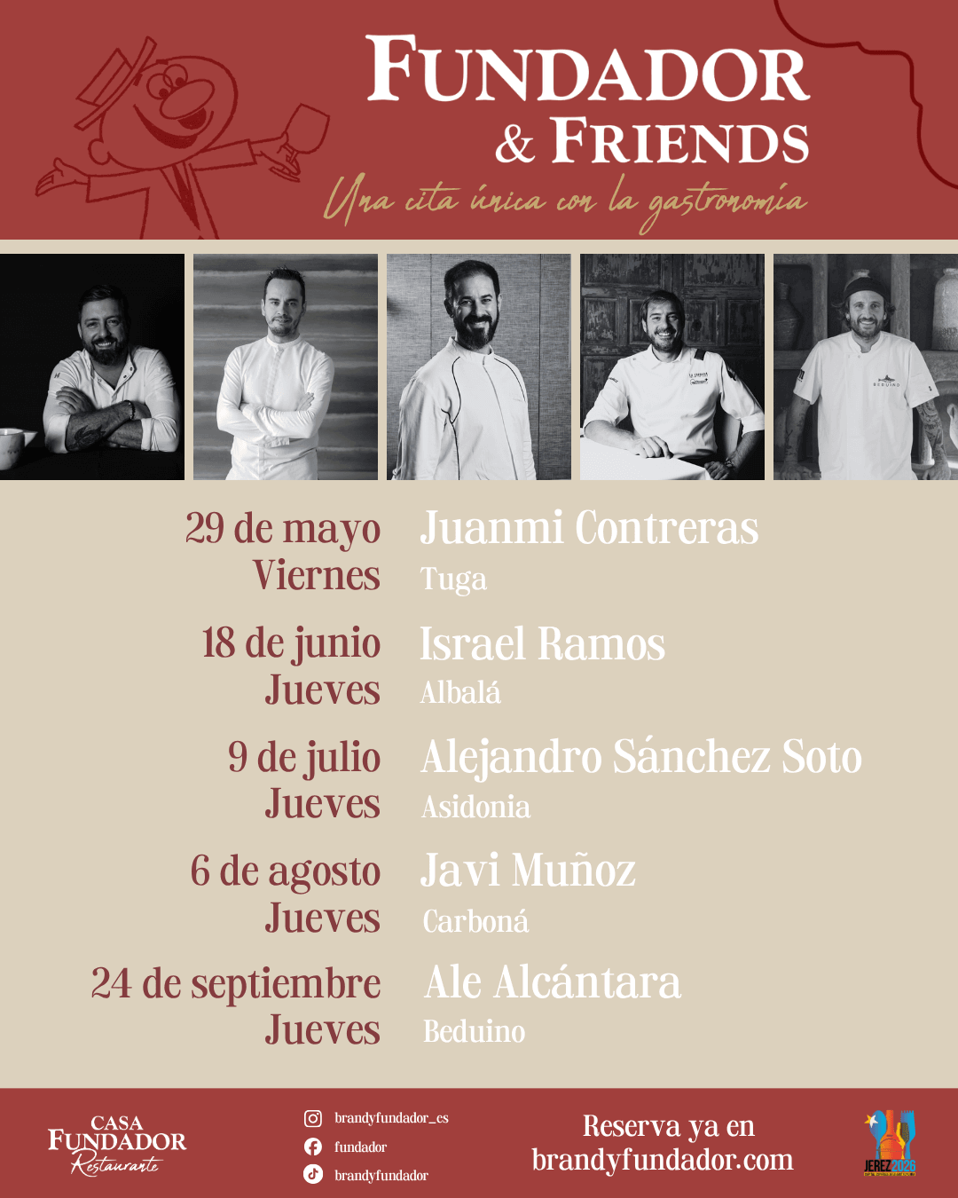 Fundador & Friends: Alejandro Sánchez Soto (Restaurante Asidonia)