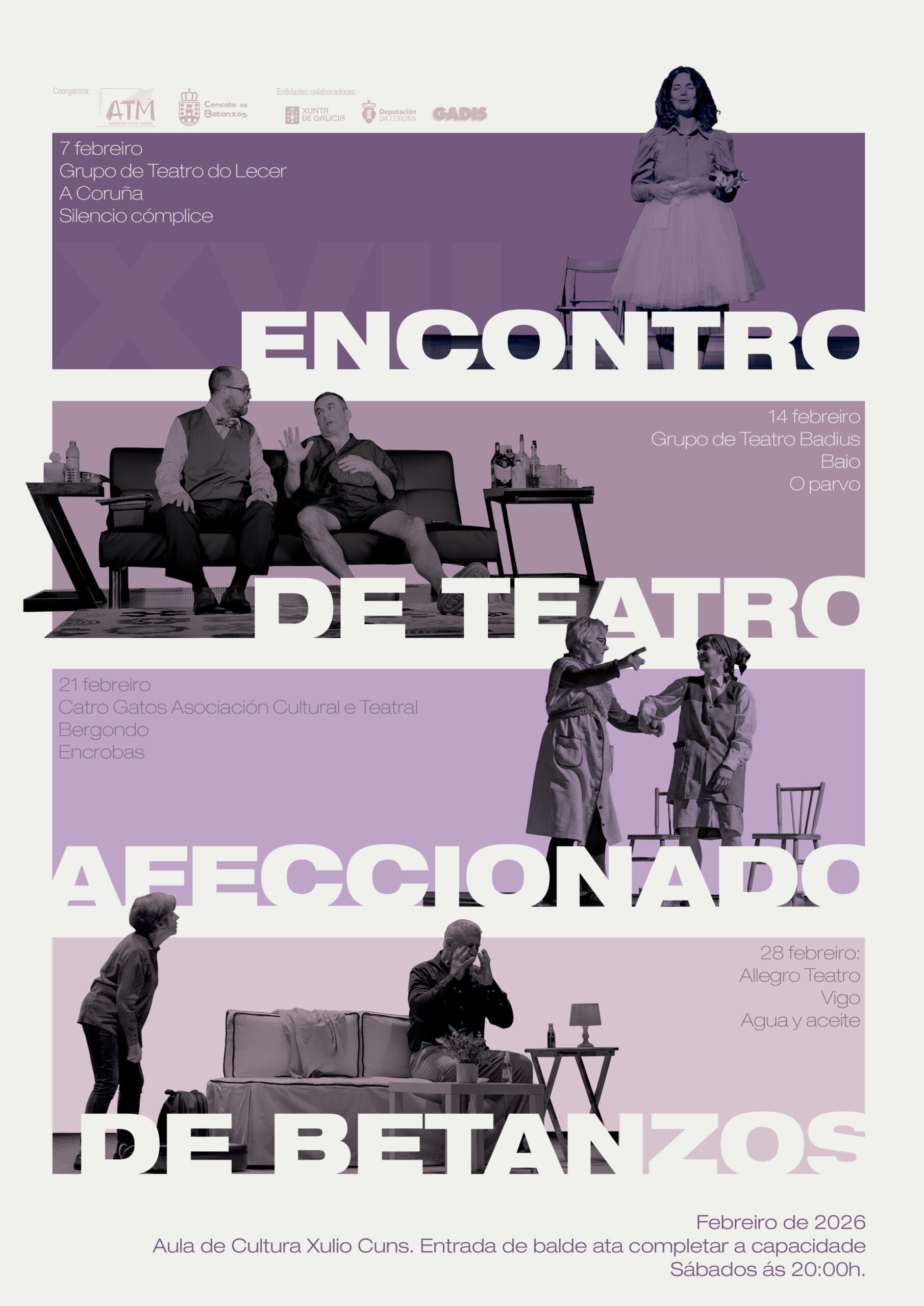 Representación de la obra de teatro Encrobas