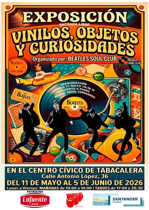 Inauguración de la exposición The Beatles, vinilos, objetos y curiosidades