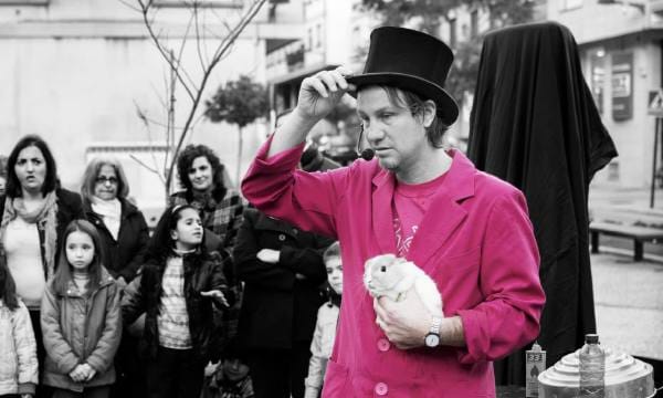 Vigo Rúa Máxica - Inauguración con Rey Midas