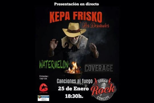 Concierto de Kepa Frisko y Los Desatados - Presentación EP Canciones al Fuego