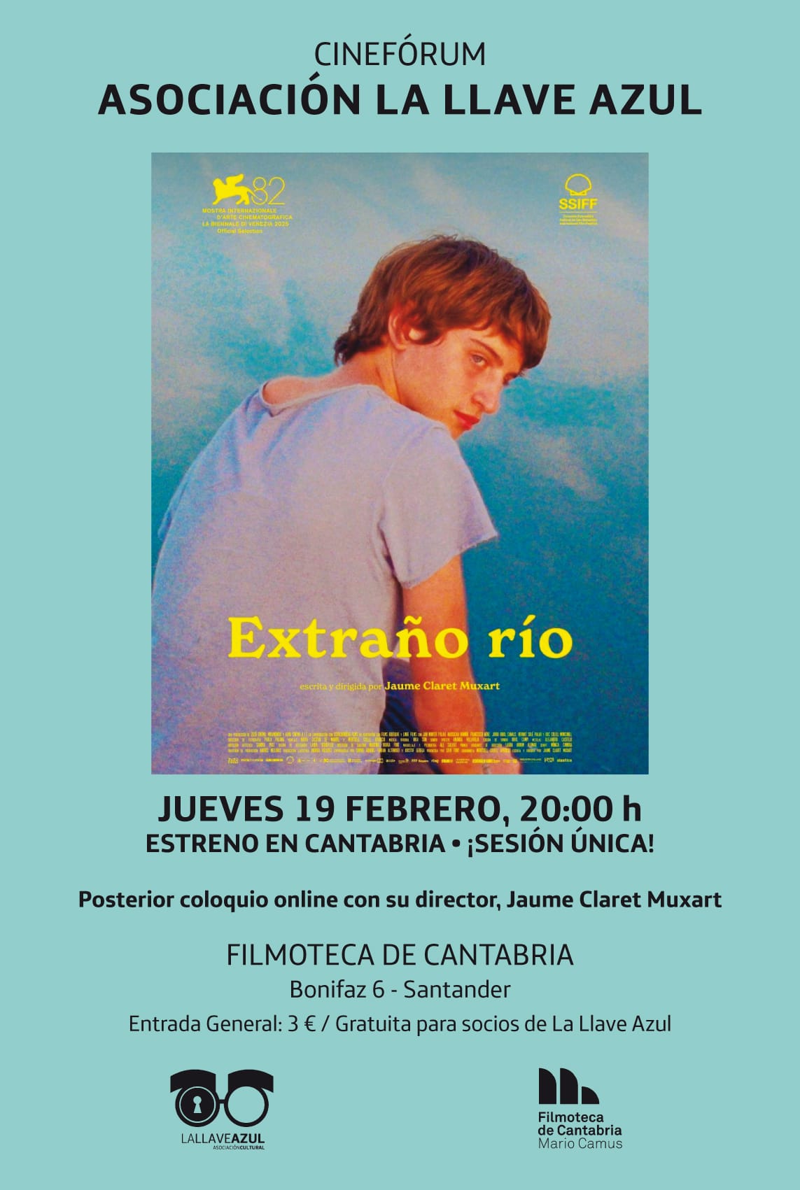 Cine con La Llave Azul: 'Extraño río' (V.O.S.E.)