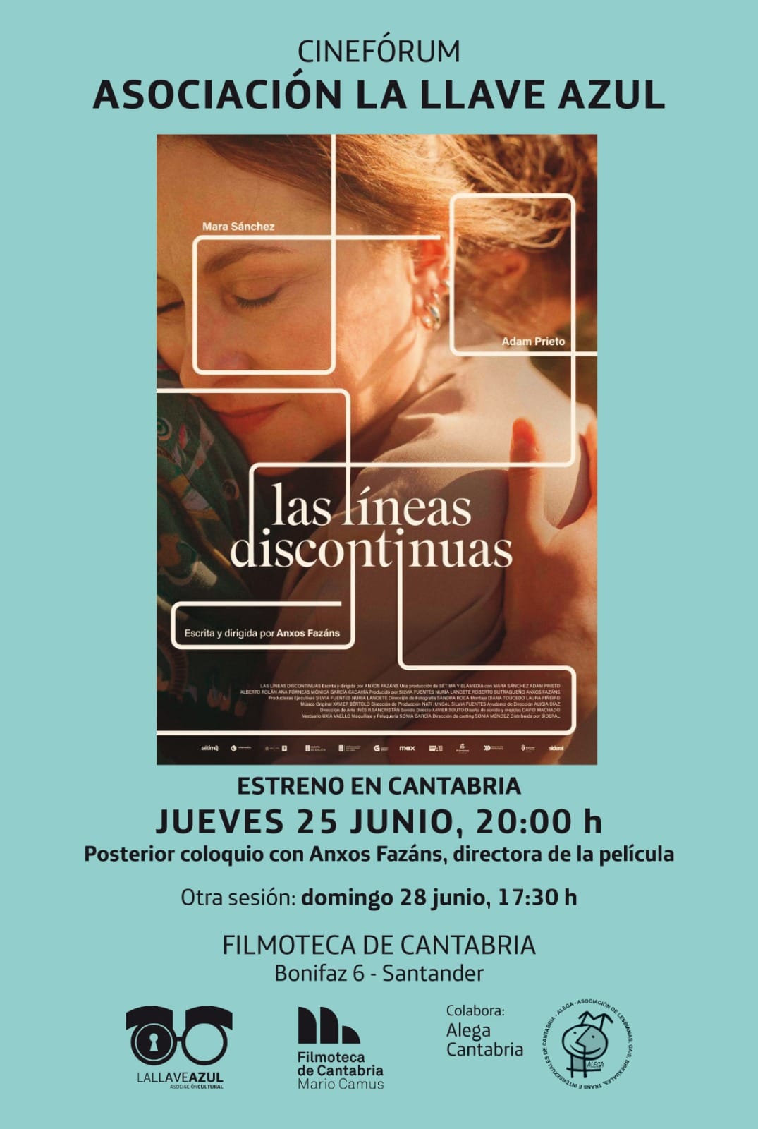 Cine con La Llave Azul: Las líneas discontinuas, de Anxos Fazáns