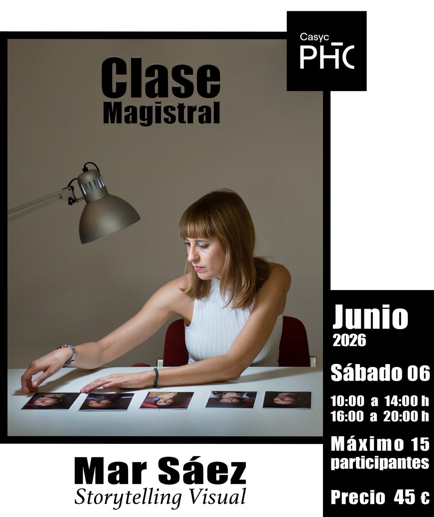 Clase magistral con Mar Sáez: Storytelling Visual - De la idea a la materialización