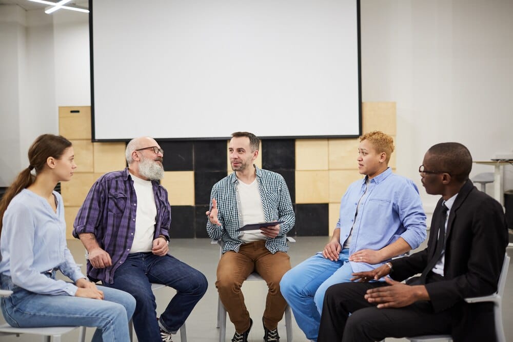 Encuentro con activistas palestinos