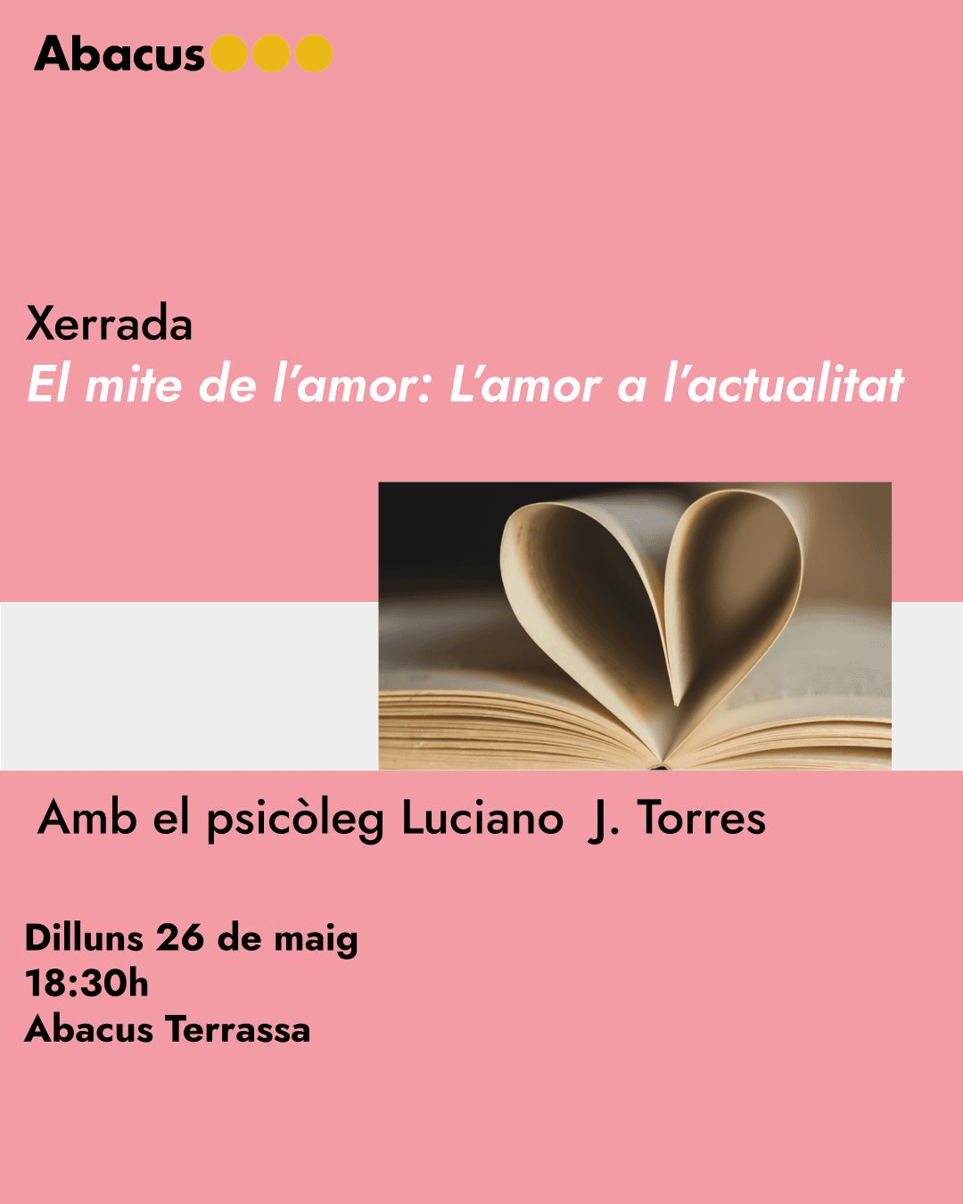 Xerrada El mite de l'amor: L'amor a l'actualitat