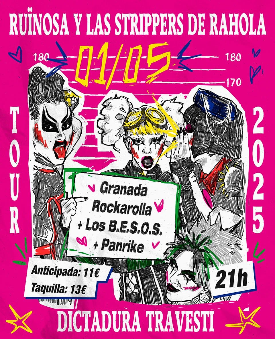 Ruïnosa y las Strippers de Rahola + Los B.E.S.O.S + Panrike