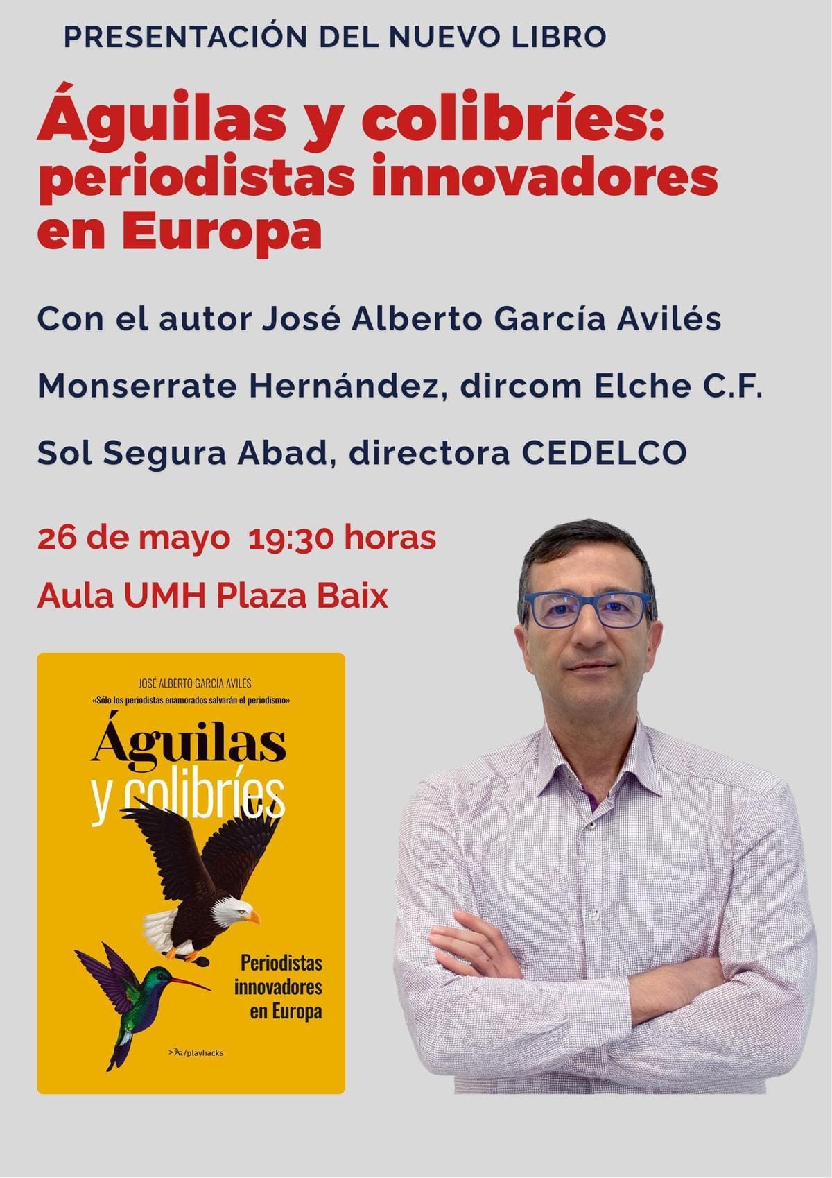 Presentación de Águilas y colibríes: periodistas innovadores en Europa