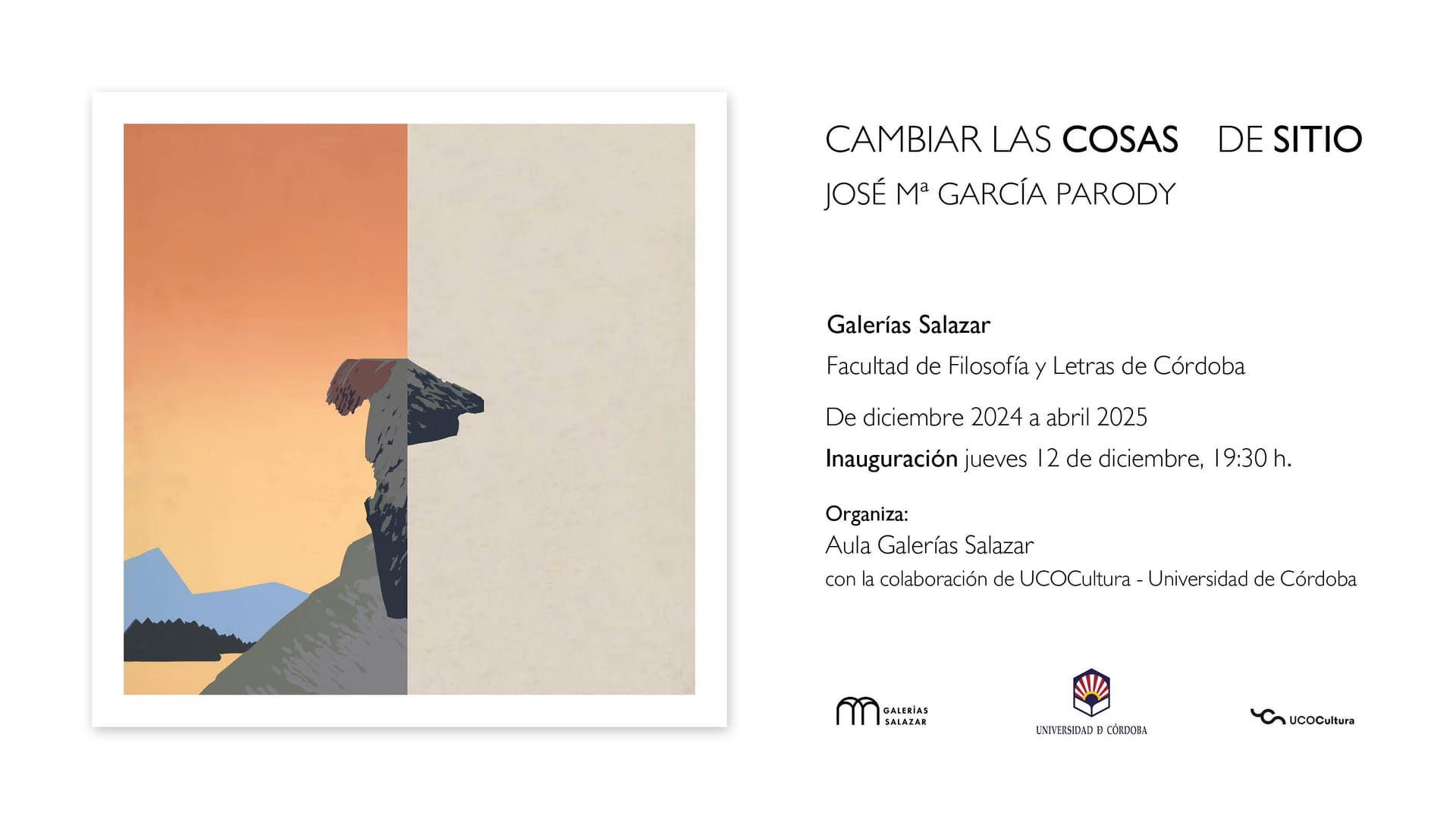 Exposición 'Cambiar las cosas de sitio', de José Mª García Parody