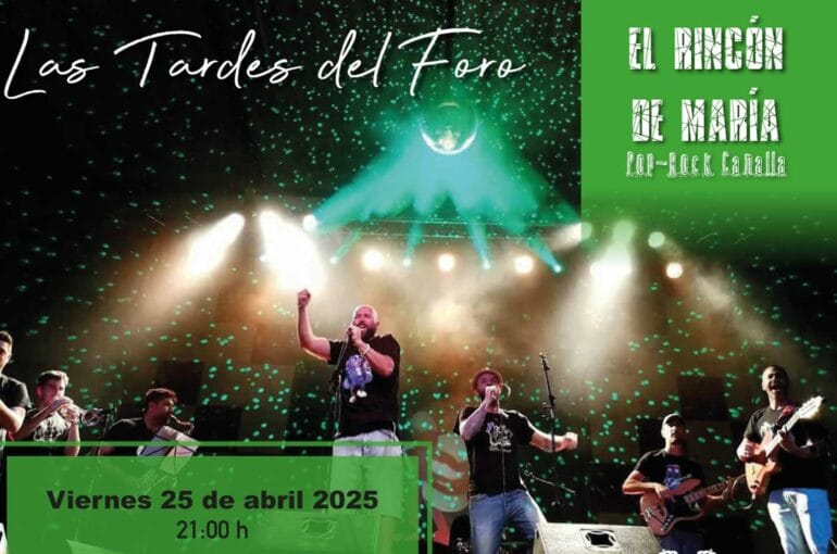 El Rincón de María en concierto