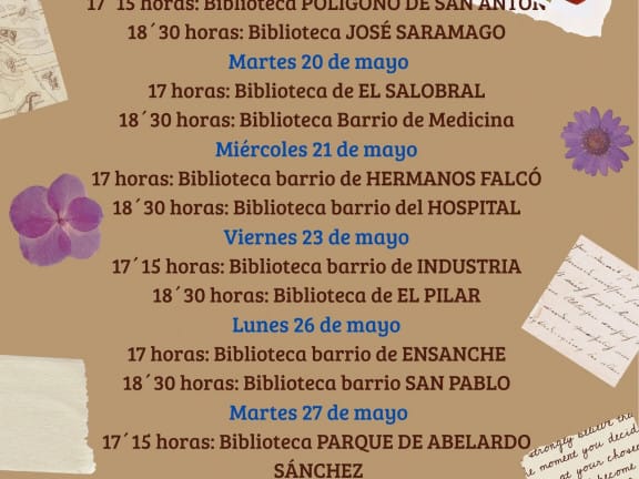 Cuentacuentos en Bibliotecas Municipales