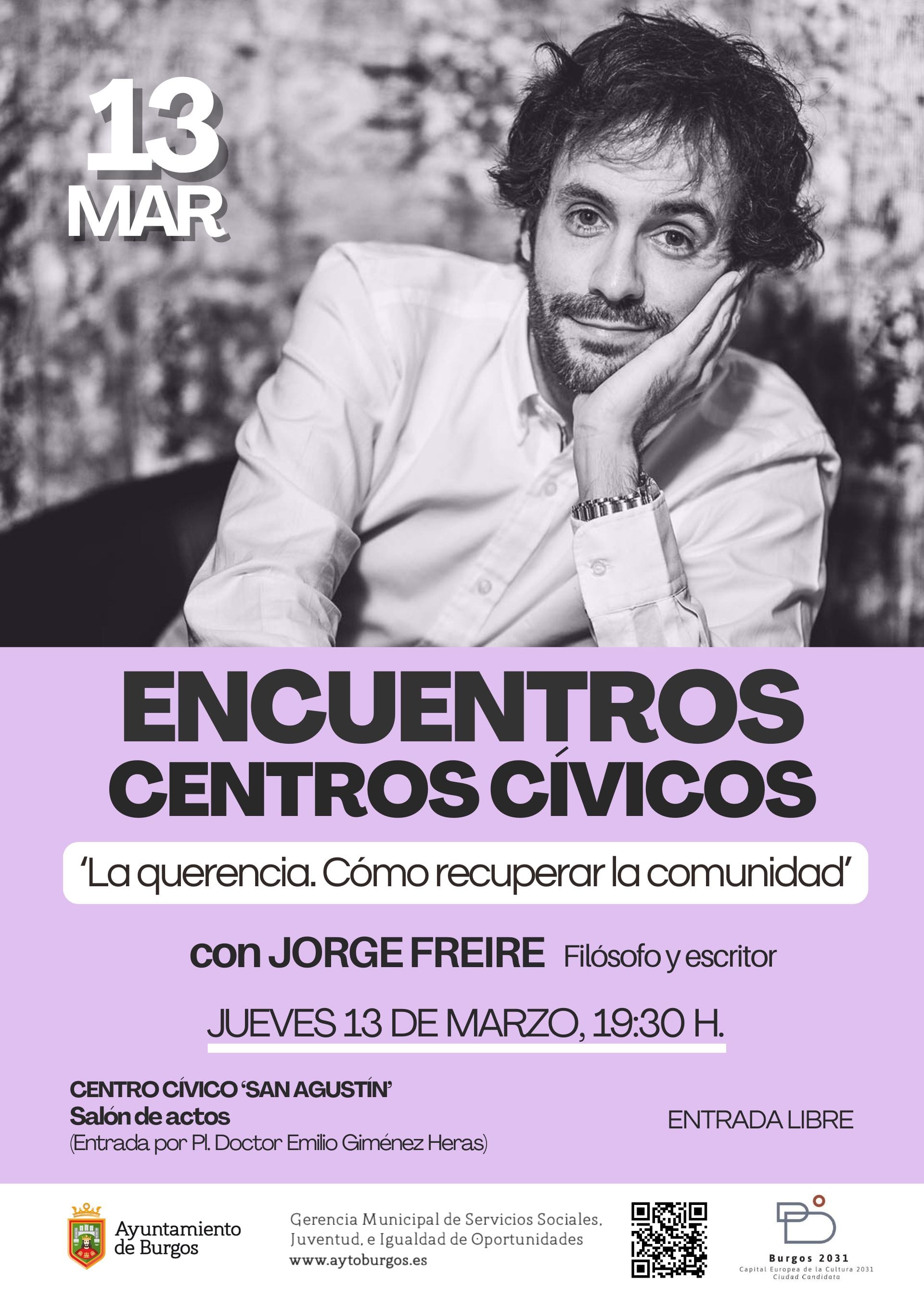 Conferencia con Jorge Freire: Cómo recuperar la comunidad