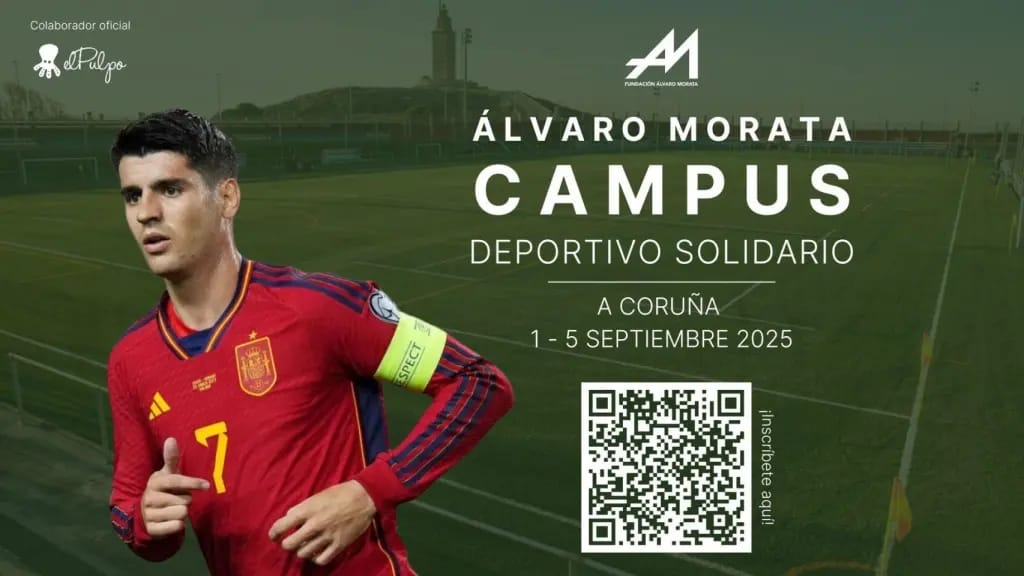 Campus de fútbol solidario de la Fundación Álvaro Morata