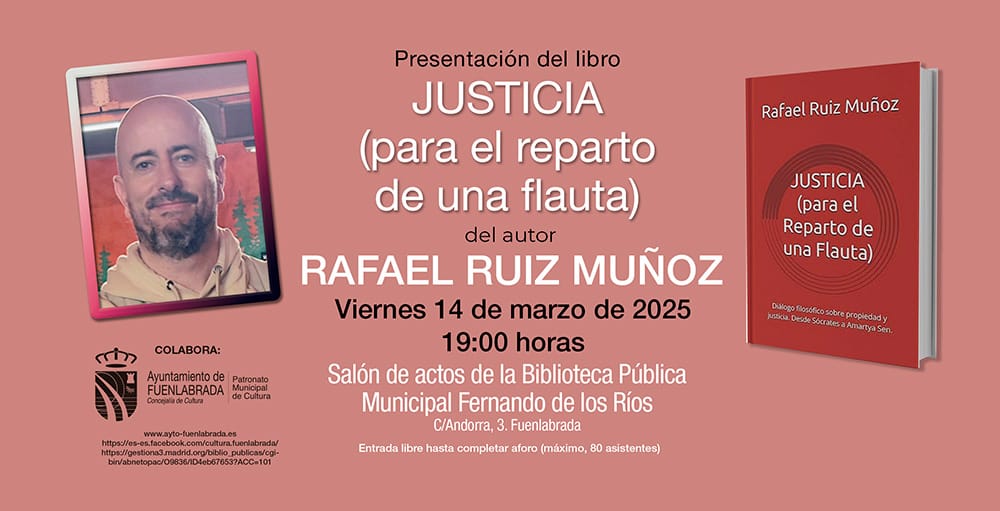 Presentación del libro "Justicia (para el reparto de una flauta)"