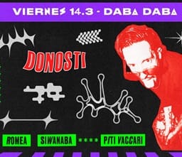 DBDB x Fiesta Wacha: Piti Vaccari + Romea (aka Flor Linyera) + Siwanaba