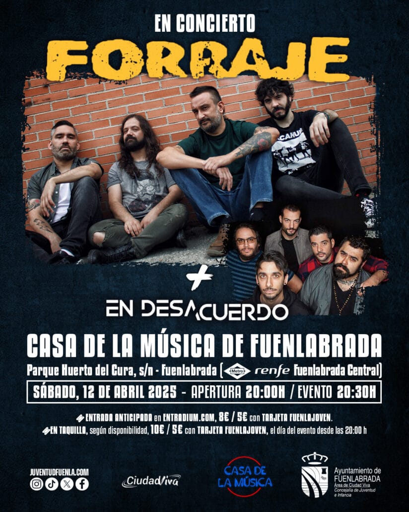 Concierto de «Forraje» y «En Desacuerdo»
