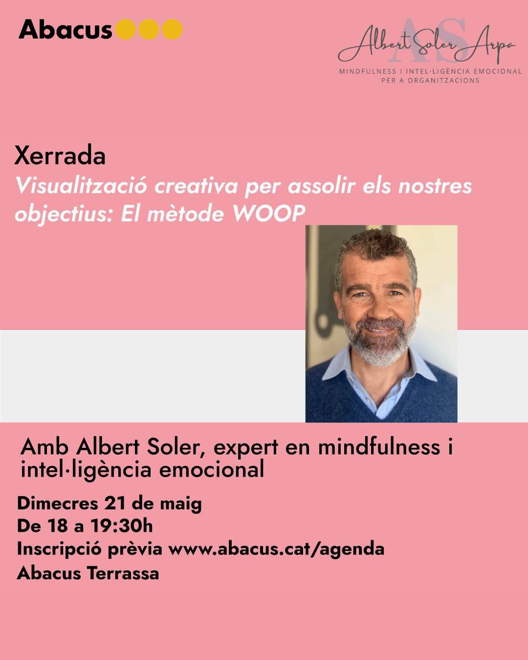 Xerrada El mètode WOOP, amb Albert Soler