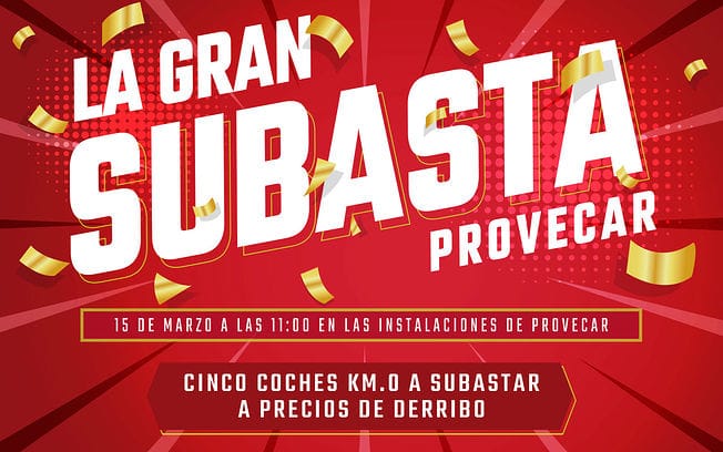Gran subasta de coches km.0