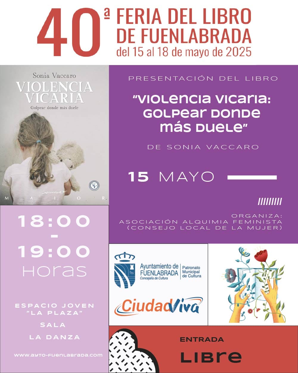 Presentación del libro "Violencia Vicaria: Golpear donde más duele"