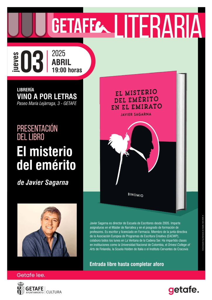Presentación de El Misterio del Emérito en el Emirato en Getafe