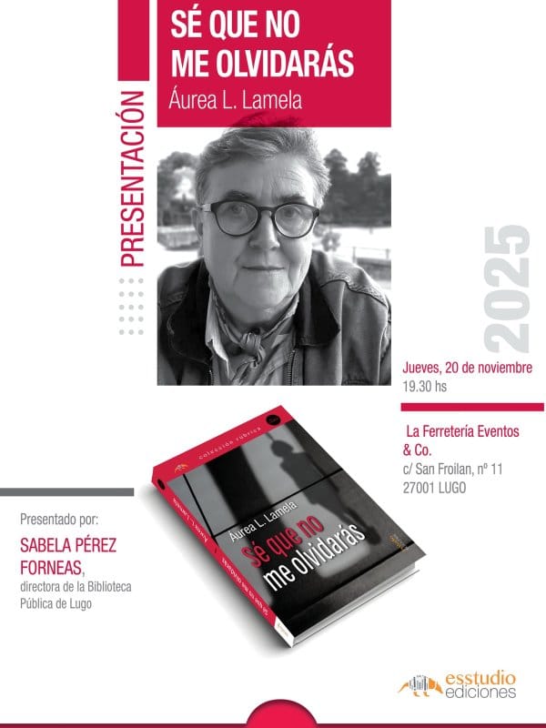 Presentación del libro 'Sé que no me olvidarás'