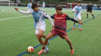Partido Compostela juvenil vs Sporting de Gijón