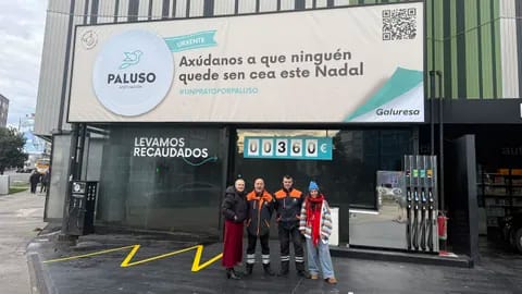 Contador solidario gigante