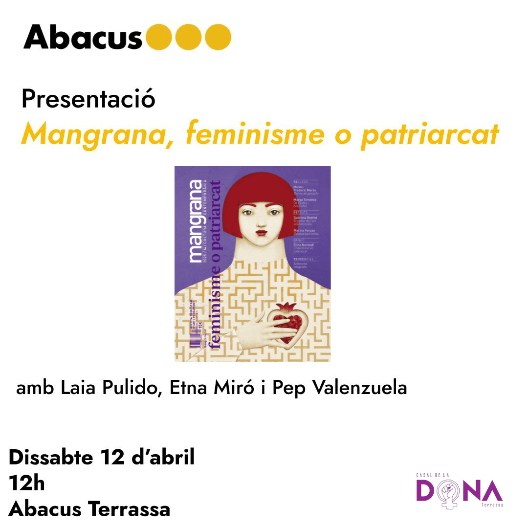 Presentació del llibre Mangrana, feminisme o patriarcat