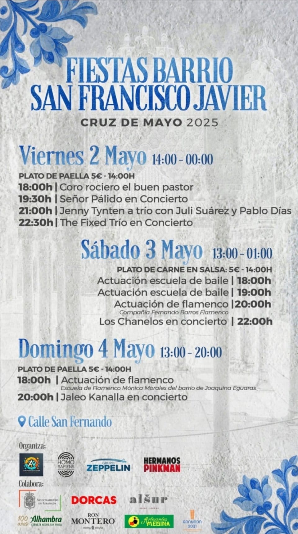 The Fixed Trío + Jenny Tynten Dúo + Señor Pálido + Coro Rociero