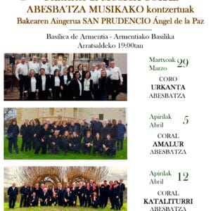 Conciertos Cofradía de Amigos de San Prudencio