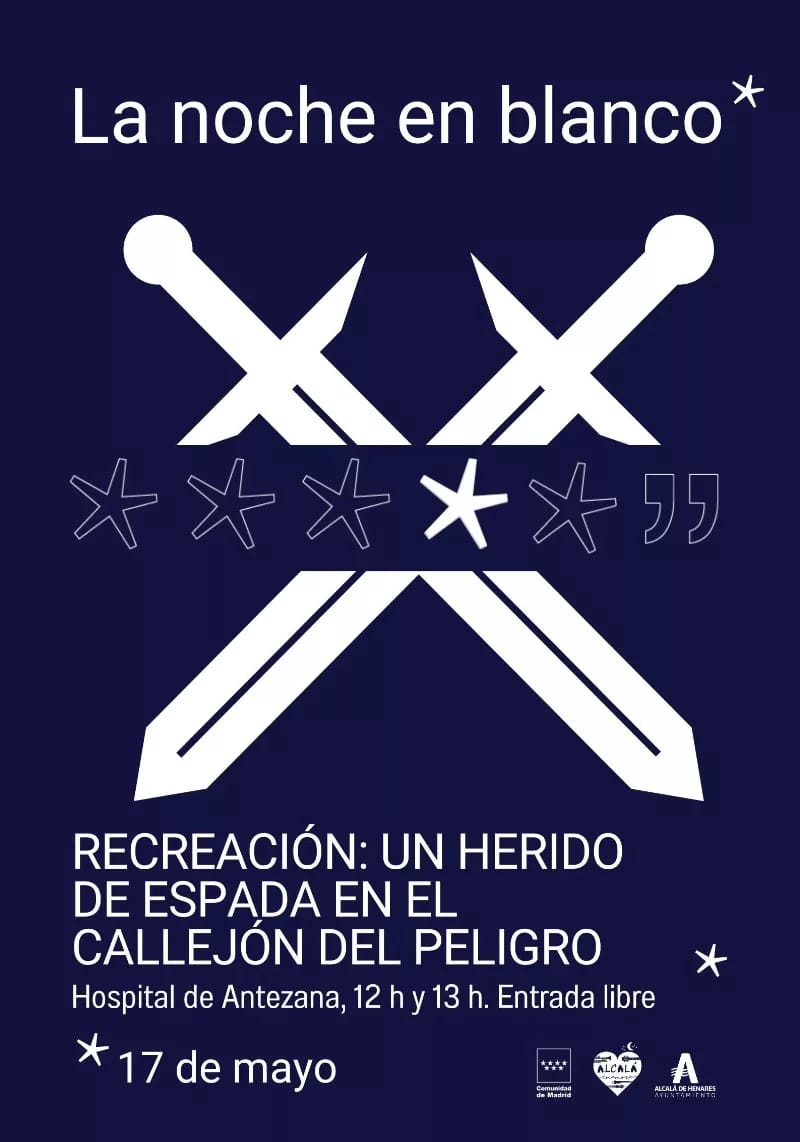 Recreación histórica. Un herido de espada en el Callejón del Peligro
