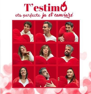 T’ESTIMO, ETS PERFECTE, JA ET CANVIARÉ