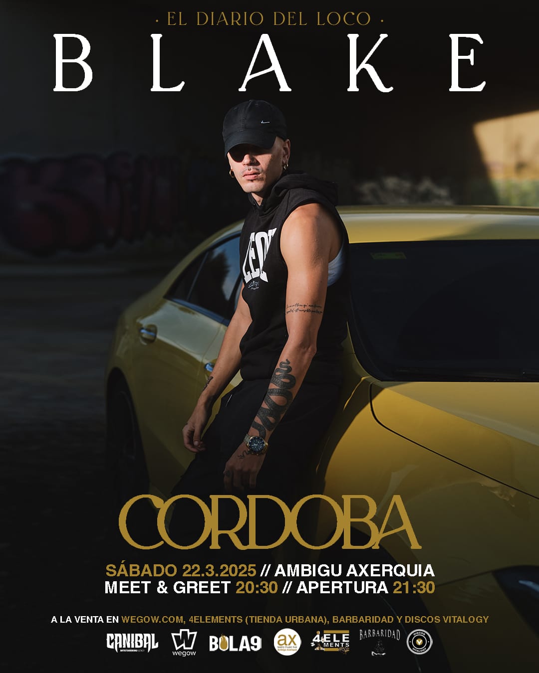 Concierto de Blake en Córdoba