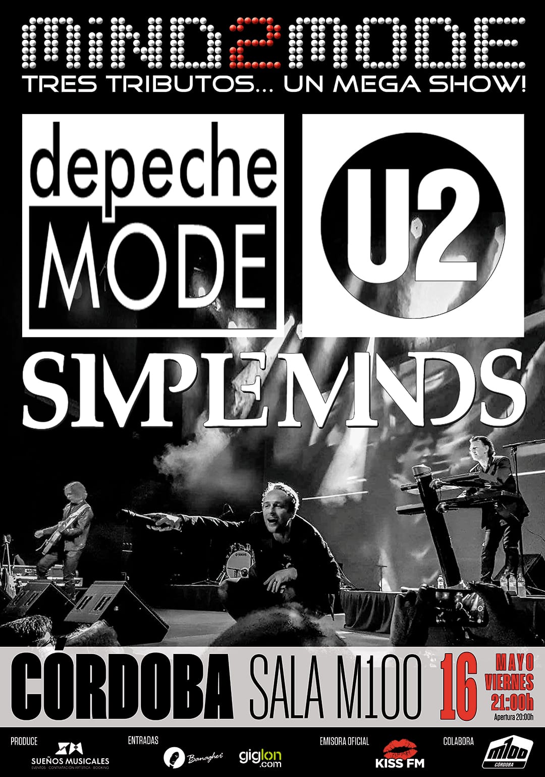 Mind2Mode – Tres tributos, un Megashow