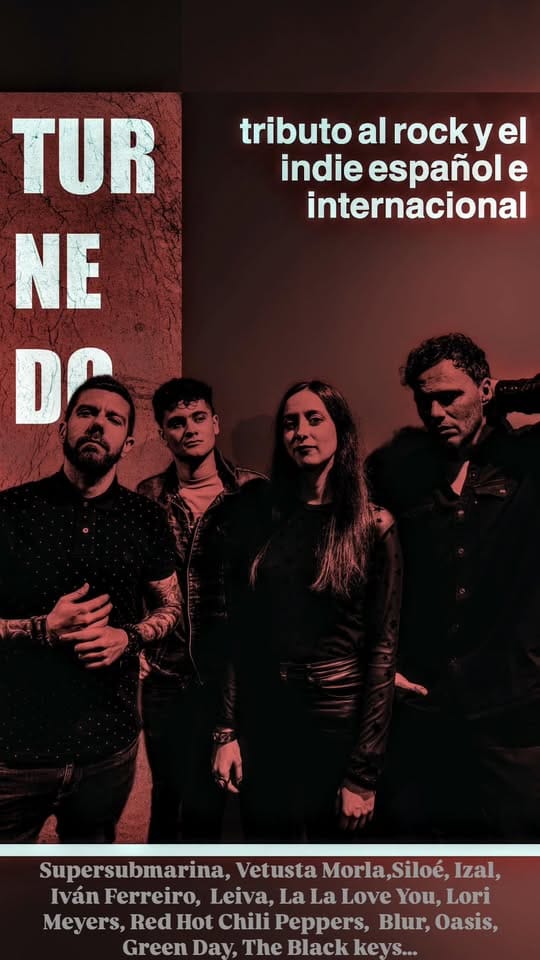 Tributo Indie Rock. Turnedo . Acceso libre