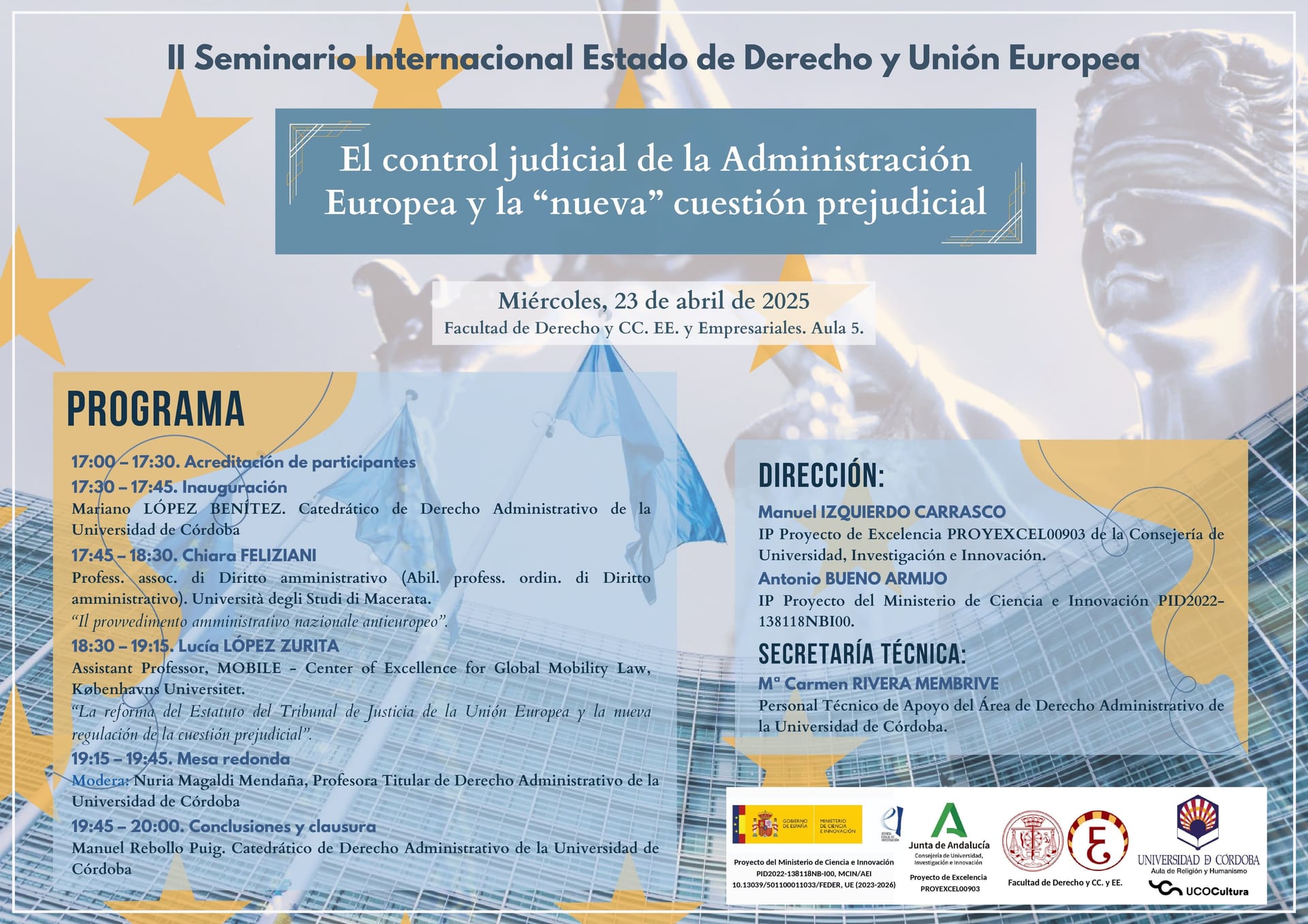 II Seminario Internacional Estado de Derecho y Unión Europea