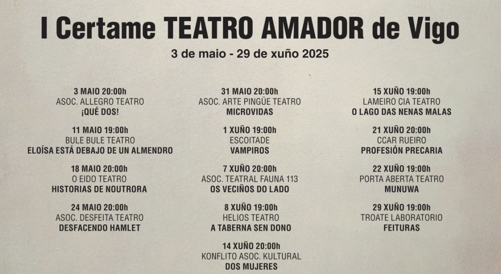 Teatro Amador: 'Historias de noutrora'