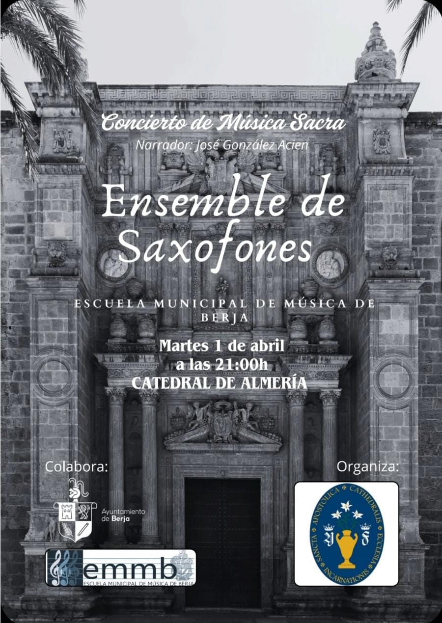 CONCIERTO DE MÚSICA SACRA: ENSEMBLE DE SAXOFONES