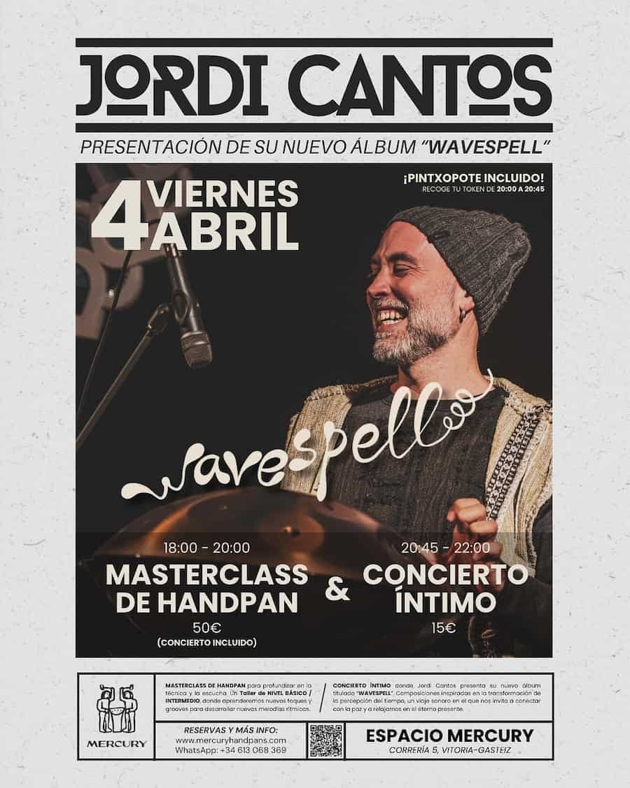Masterclass de Handpan y Concierto Íntimo