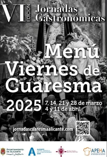 VI Edición de las Jornadas Gastronómicas: Menú Viernes de Cuaresma 2025