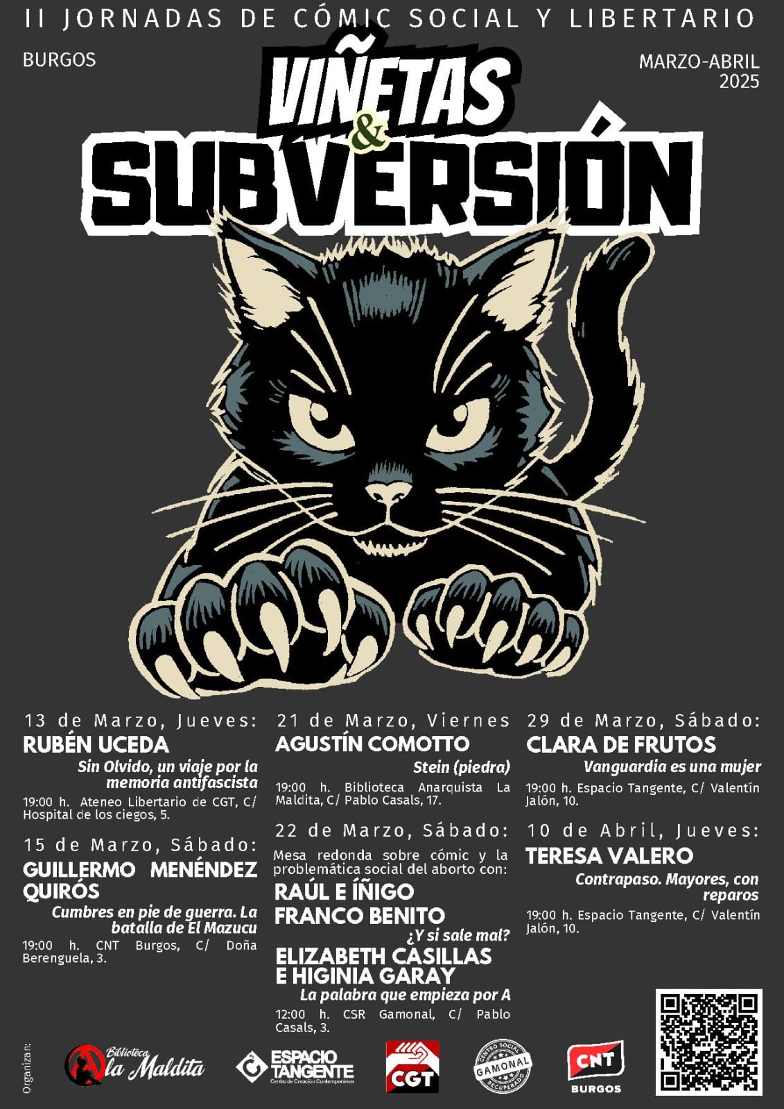 II Jornadas de Cómic Social y Libertario: Viñetas & Subversión