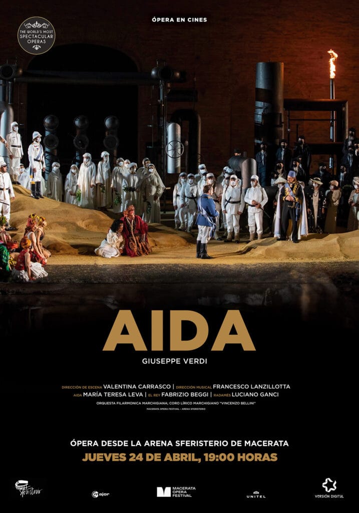 Aida, en diferido desde el Macerata Opera Festival
