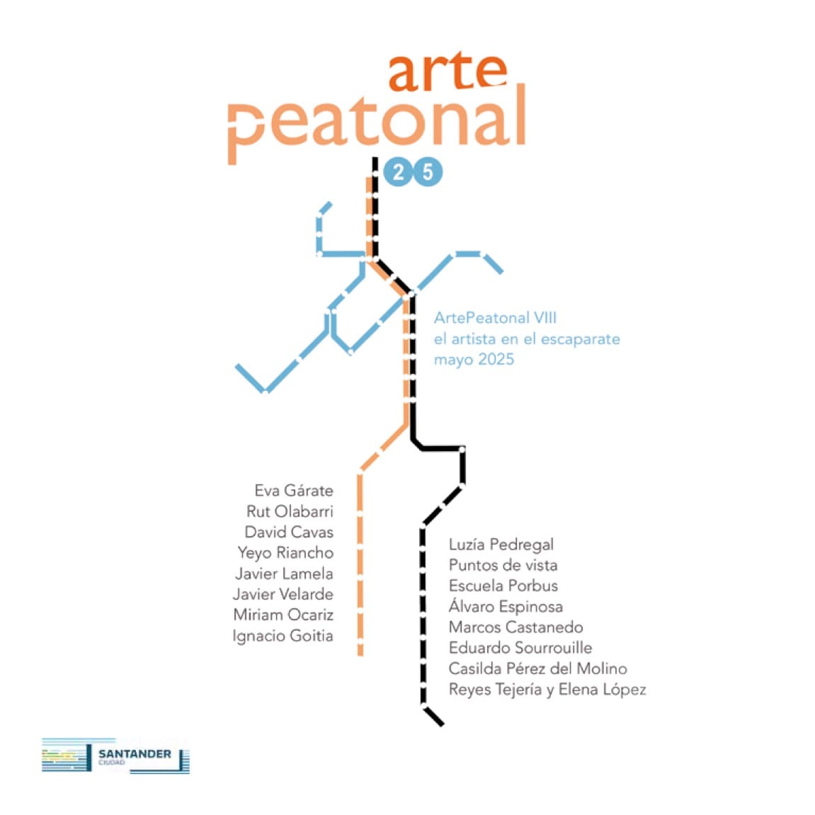 Paseo guiado por las calles con "Arte Peatonal. El Artista en el Escaparate"