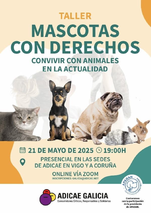 Taller 'Mascotas con Derechos: Convivir con Animales en la actualidad'
